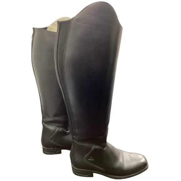 Mountain Horse Boots Women’s Size 8W Leather High Riding Boots Back Zipper Black - Picture 3 of 11